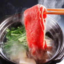 【宮崎牛の選べる絶品鍋】3時間飲み放題付「宮崎牛食べ放題コース」【全7品/3680円】