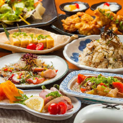 【定番コース】2時間飲み放題＋鳥と魚のコラボ料理8品『鳥海コース』6,028円⇒5,000円